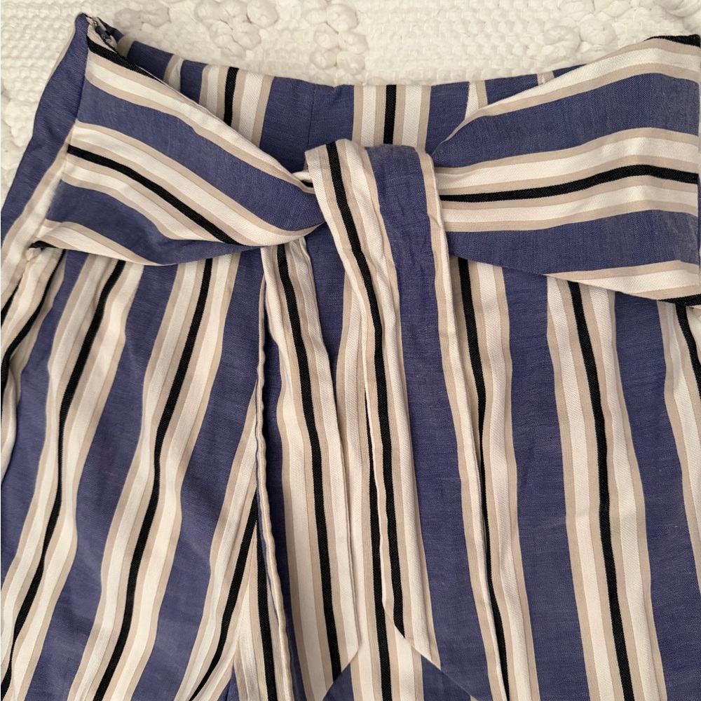 Express Blue/indigo and White Striped pants